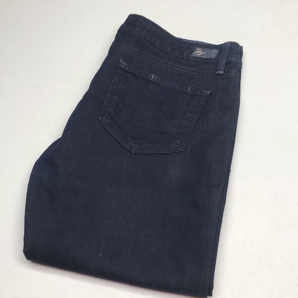 LIKE NEW PAIGE BLUE HEIGHTS LOW RISE SKINNY LEG JEANS 32x33 🇺🇸